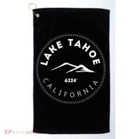 Lake Tahoe California Mountainous Gift Golf Towel thumb 0