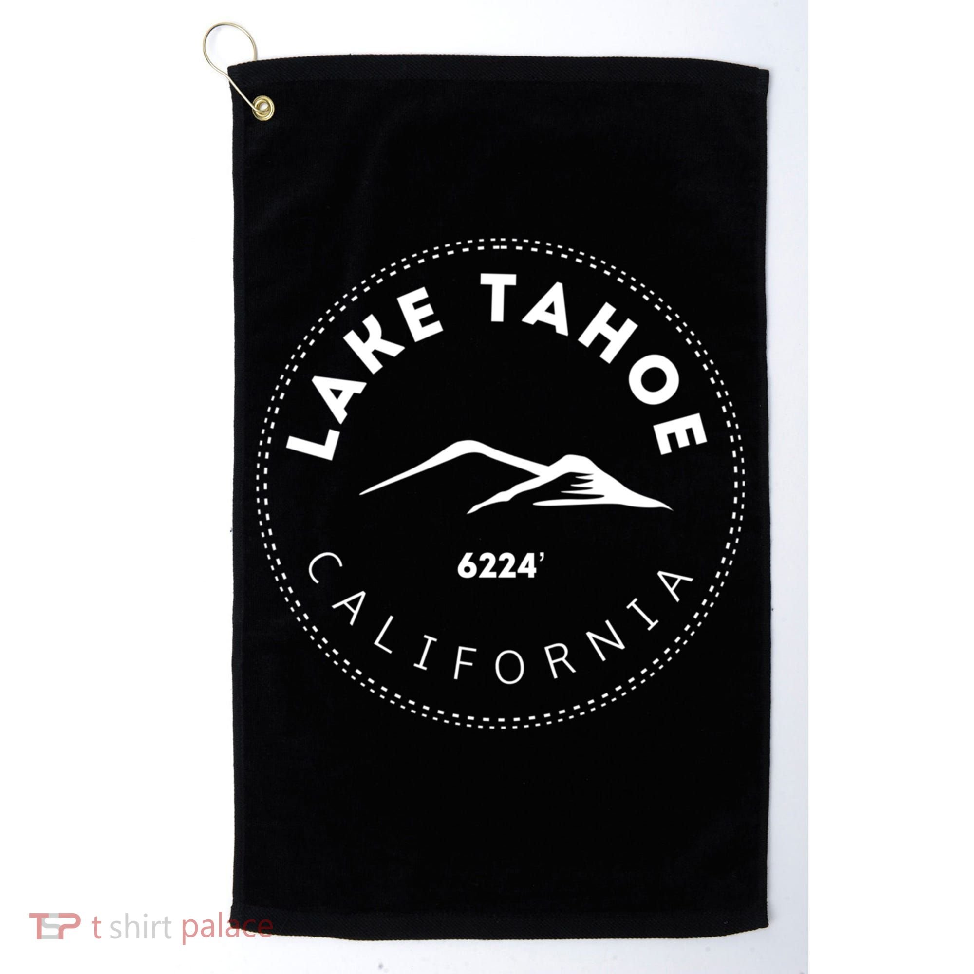 Lake Tahoe California Mountainous Gift Golf Towel