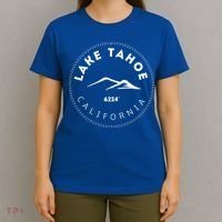 Lake Tahoe California Mountainous Gift T-Shirt thumb 4