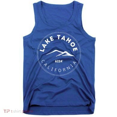 Lake Tahoe California Mountainous Gift Tank Top