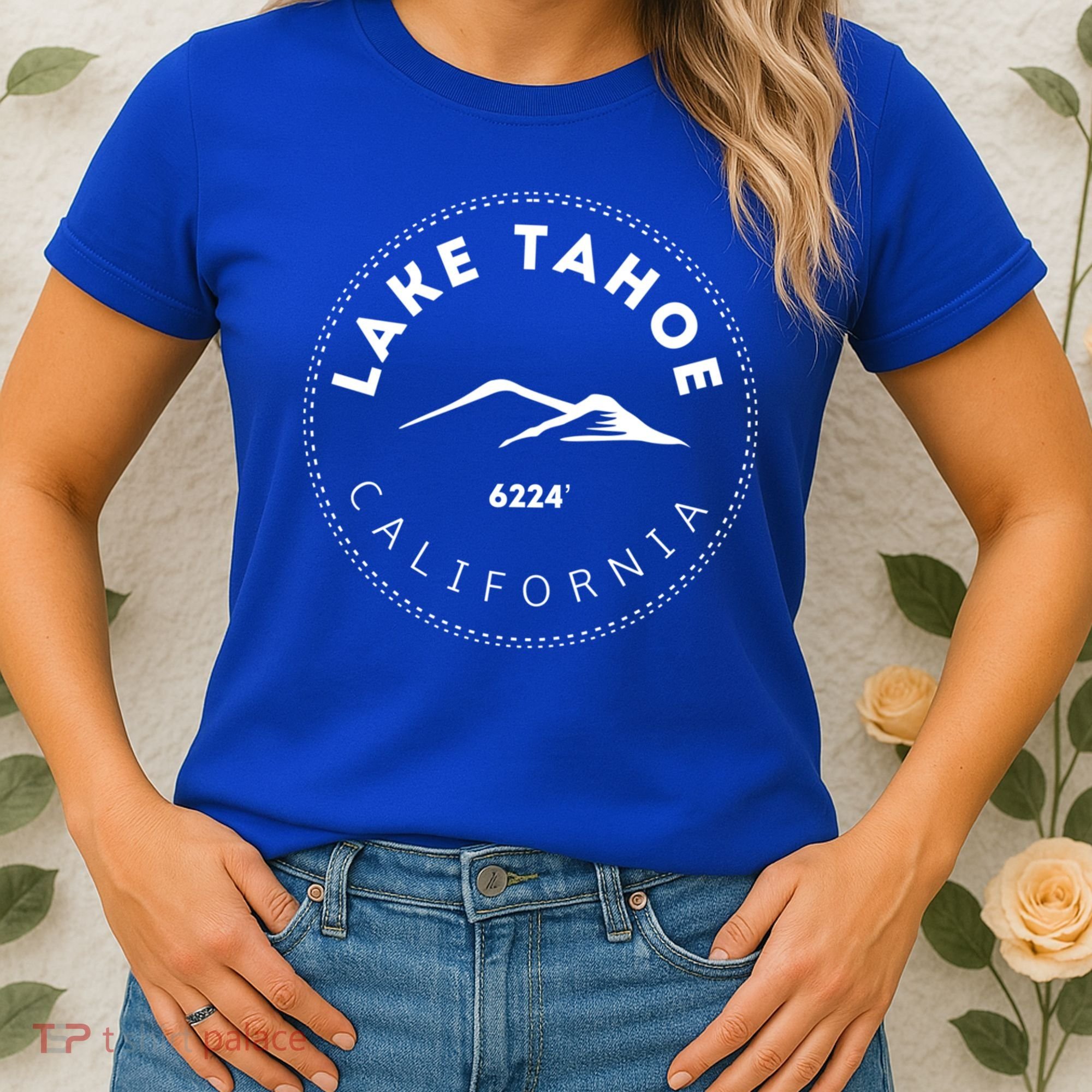 Lake Tahoe California Mountainous Gift Women's T-Shirt