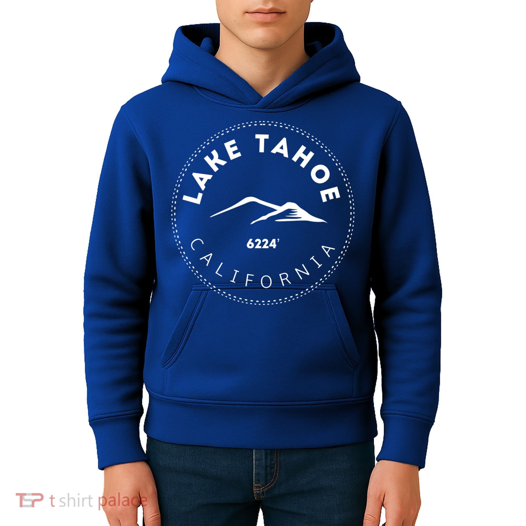 Lake Tahoe California Mountainous Gift Kids Hoodie