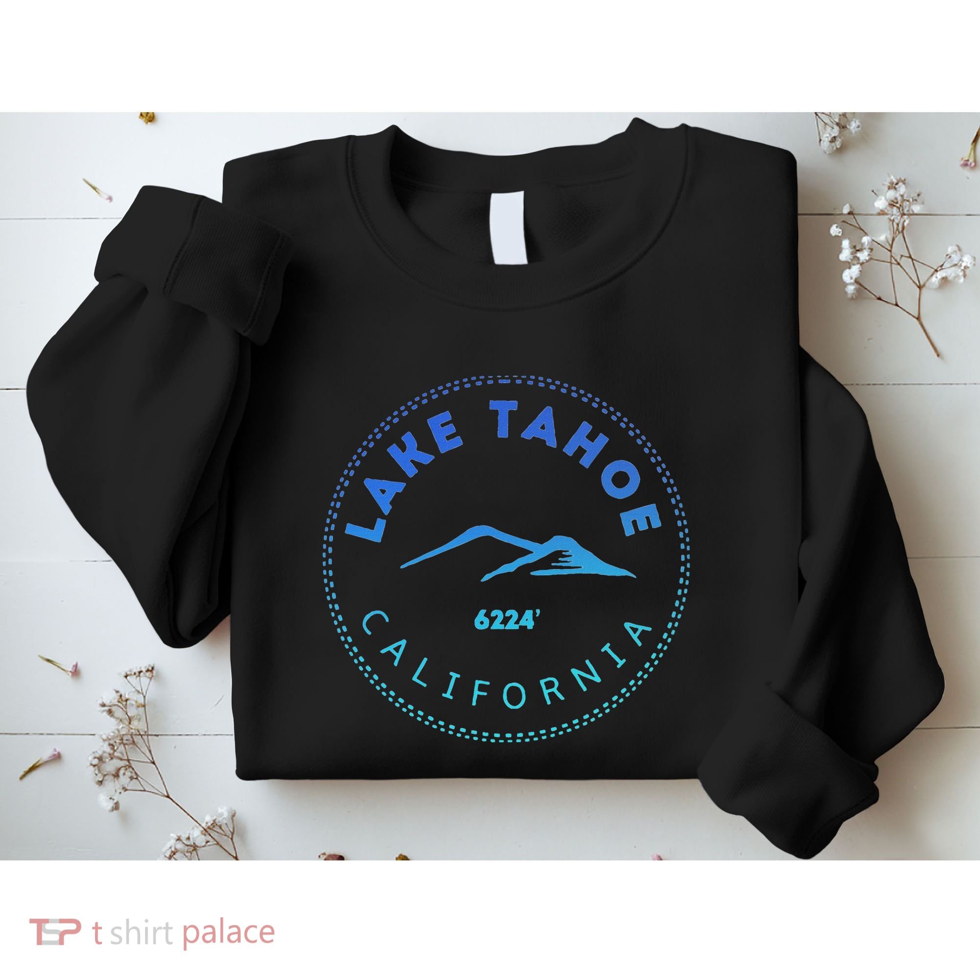 Lake Tahoe California Retro Mountain Sweatshirt