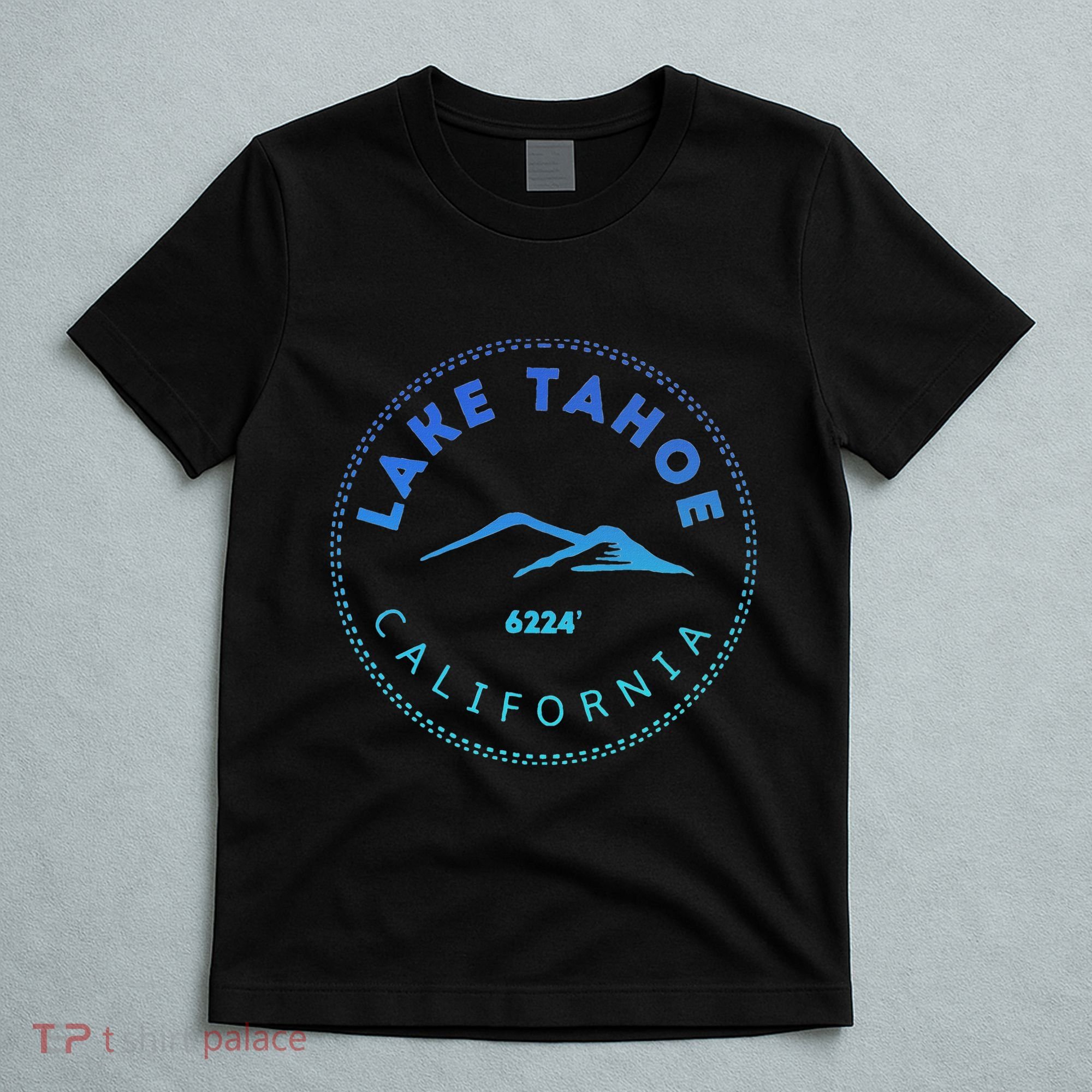 Lake Tahoe California Retro Mountain T-Shirt
