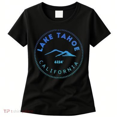 Lake Tahoe California Retro Mountain Women's T-Shirt