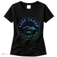 Lake Tahoe California Retro Mountain Women's T-Shirt thumb 0