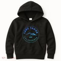 Lake Tahoe California Retro Mountain Kids Hoodie thumb 0