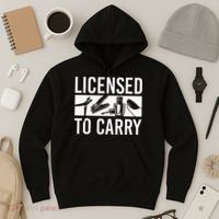 L.I.C.E.N.S.E.D To Carry Nail Supplies Nail Tech Hoodie thumb 3