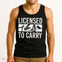 L.I.C.E.N.S.E.D To Carry Nail Supplies Nail Tech Tank Top thumb 3