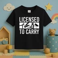 L.I.C.E.N.S.E.D To Carry Nail Supplies Nail Tech Toddler T-Shirt thumb 3