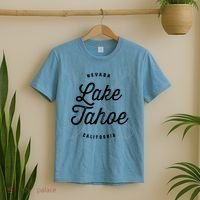 Lake Tahoe California Nevada Souvenir Gift Cool Vintage Gift T-Shirt thumb 2