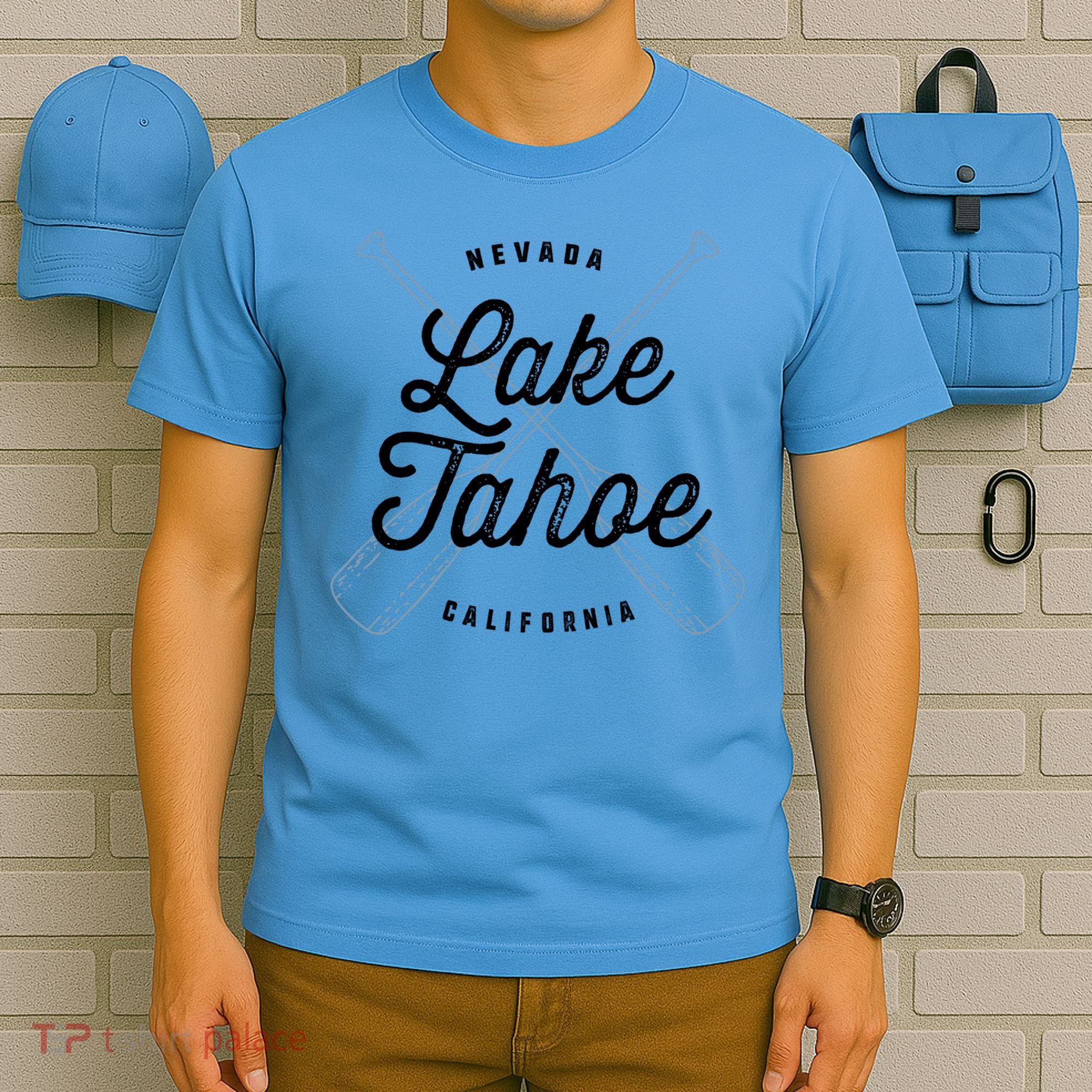 Lake Tahoe California Nevada Souvenir Gift Cool Vintage Gift T-Shirt