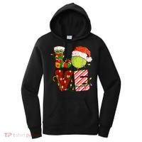 Love Tennis Christmas Tennis Player Xmas Party Gift Women's Hoodie thumb 0