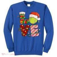 Love Tennis Christmas Tennis Player Xmas Party Gift Sweatshirt thumb 0