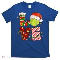 Love Tennis Christmas Tennis Player Xmas Party Gift T-Shirt thumb 0
