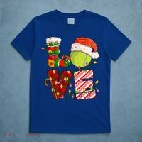 Love Tennis Christmas Tennis Player Xmas Party Gift T-Shirt thumb 5