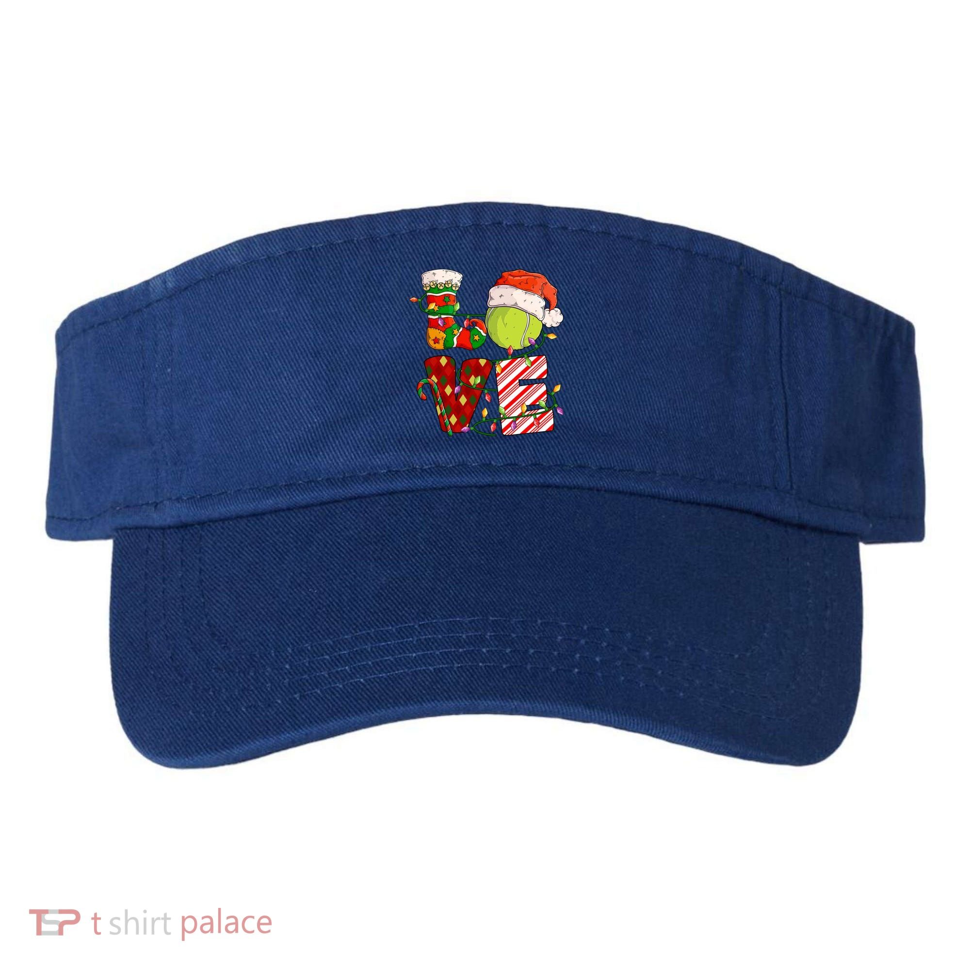 Love Tennis Christmas Tennis Player Xmas Party Gift Visor