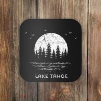 Lake Tahoe Californianevada Mountain Resort Moon Trees Coaster thumb 0