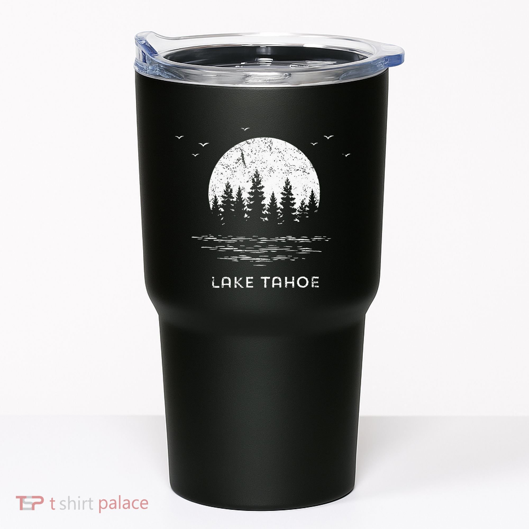 Lake Tahoe Californianevada Mountain Resort Moon Trees Tumbler