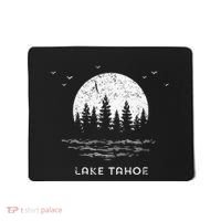 Lake Tahoe Californianevada Mountain Resort Moon Trees Mousepad thumb 0
