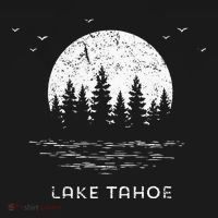 Lake Tahoe Californianevada Mountain Resort Moon Trees Toddler Hoodie thumb 2