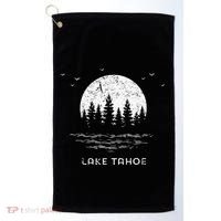 Lake Tahoe Californianevada Mountain Resort Moon Trees Golf Towel thumb 0