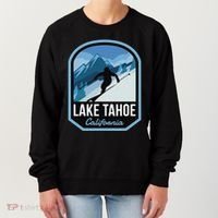 Lake Tahoe California Ski Mountain Women's Sweatshirt thumb 0