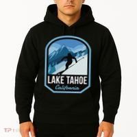 Lake Tahoe California Ski Mountain Hoodie thumb 2