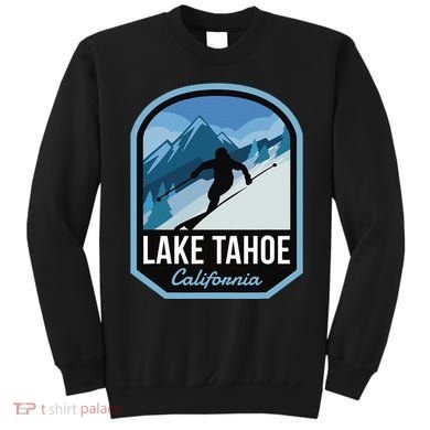 Lake Tahoe California Ski Mountain Sweatshirt