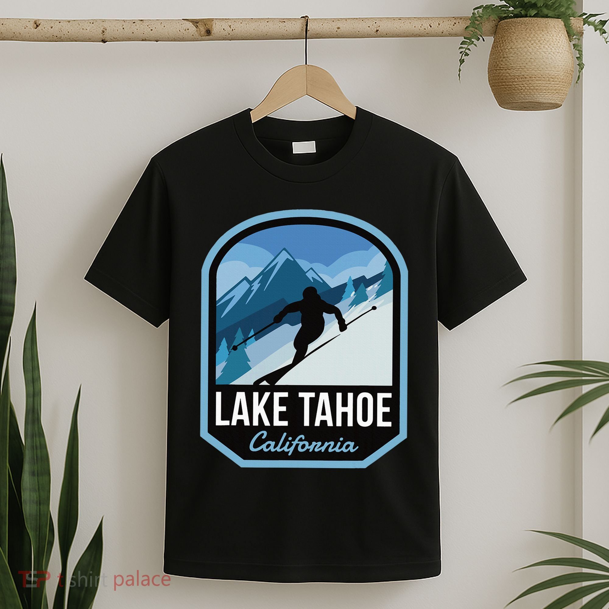 Lake Tahoe California Ski Mountain T-Shirt
