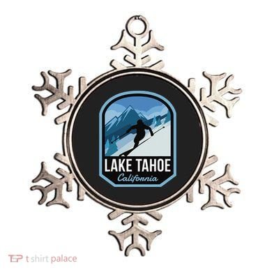 Lake Tahoe California Ski Mountain Ornament