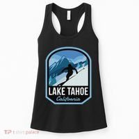 Lake Tahoe California Ski Mountain Women's Tank Top thumb 0