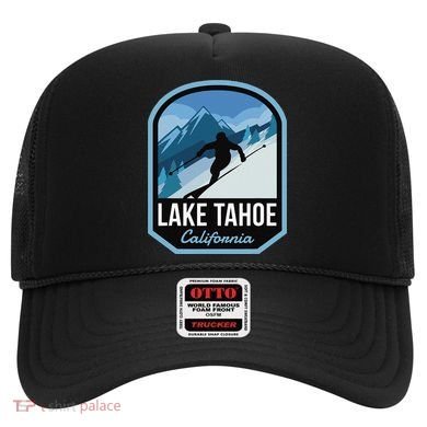 Lake Tahoe California Ski Mountain Hat