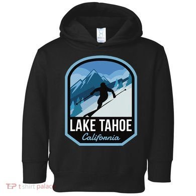 Lake Tahoe California Ski Mountain Toddler Hoodie