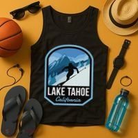 Lake Tahoe California Ski Mountain Tank Top thumb 4