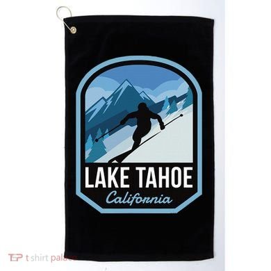 Lake Tahoe California Ski Mountain Golf Towel