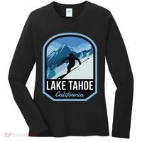 Lake Tahoe California Ski Mountain Women's Long Sleeve Shirt thumb 0