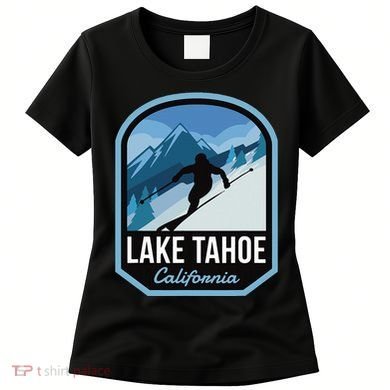 Lake Tahoe California Ski Mountain Women's T-Shirt