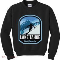 Lake Tahoe California Ski Mountain Kids Sweatshirt thumb 0