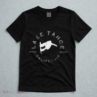 Lake Tahoe California Vintage Graphic Snowboard T-Shirt thumb 5
