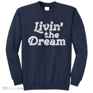 Livin the Dream Vintage 70s Inline Weathered (Dark) Sweatshirt