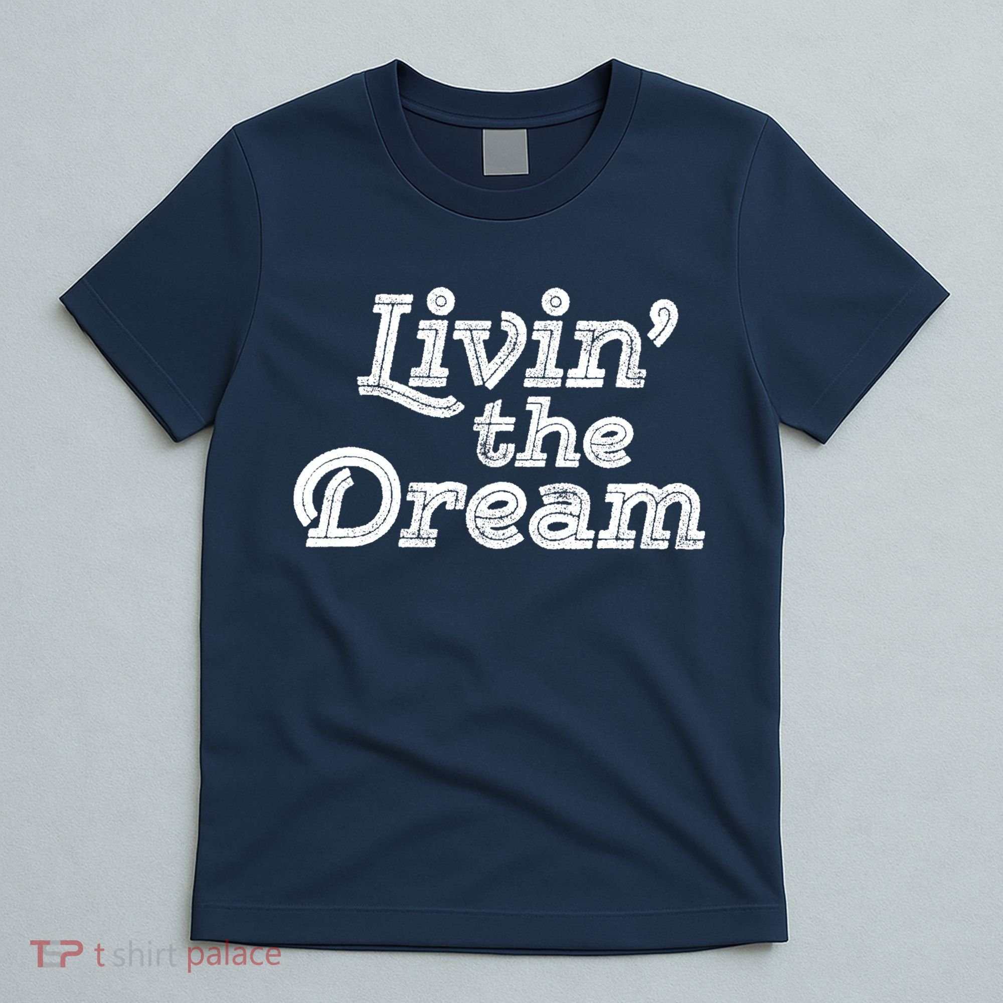 Livin the Dream Vintage 70s Inline Weathered (Dark) T-Shirt