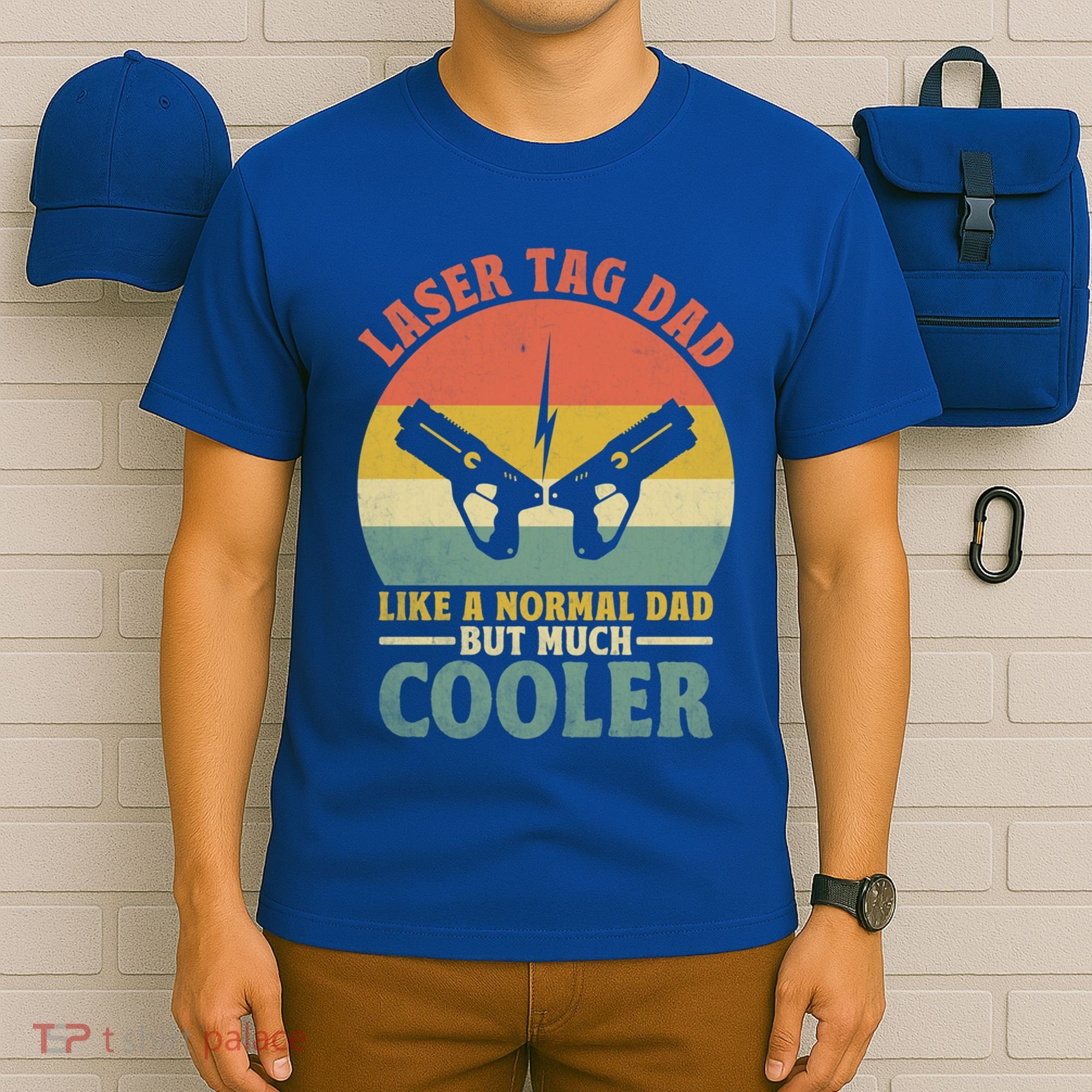Laser Tag Dad Like A Normal Dad But Much Cooler Gift T-Shirt