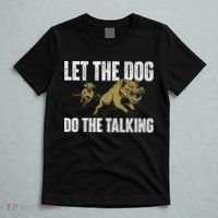 Let The Dog Do The Talking Boar Hunting Wild Hog Hunter T-Shirt thumb 5
