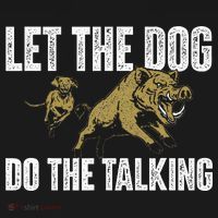 Let The Dog Do The Talking Boar Hunting Wild Hog Hunter Mousepad thumb 1