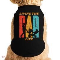 Living The Dad Life Retro Doggie Tank thumb 0