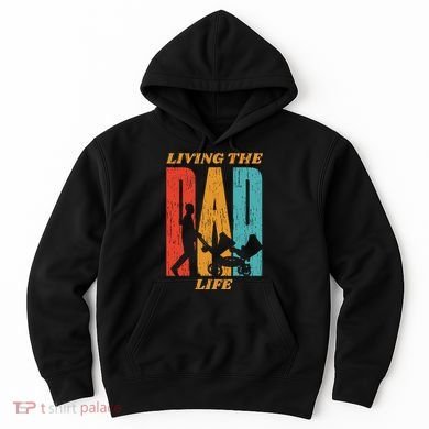 Living The Dad Life Retro Hoodie