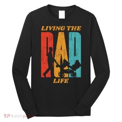 Living The Dad Life Retro Long Sleeve Shirt