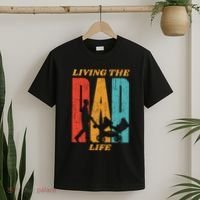Living The Dad Life Retro T-Shirt thumb 2