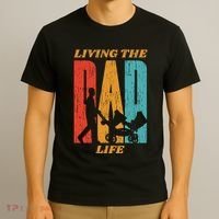 Living The Dad Life Retro T-Shirt thumb 3